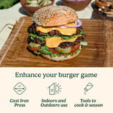 Cuisinart Cast Iron Burger Press Kit 17cm