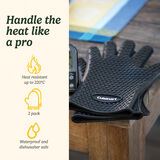 Cuisinart Heat Resistant Silicone BBQ Gloves