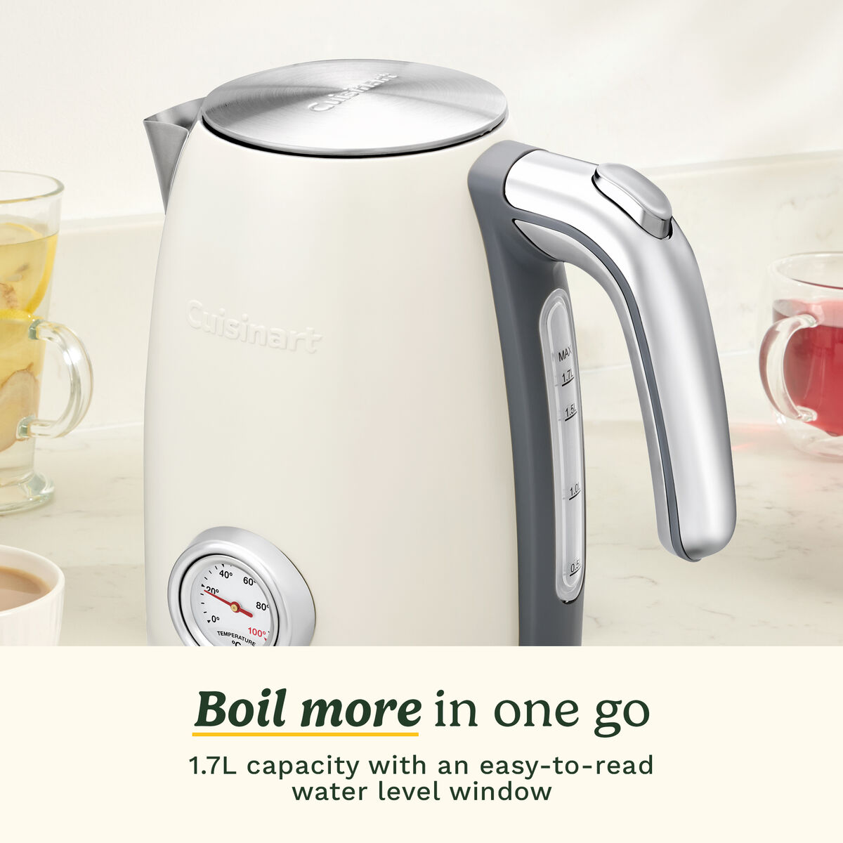 Cuisinart Retro Stainless Steel 1.7L Kettle, , large 4