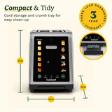Cuisinart SimpliTouch XL Colour Touchscreen 2-Slice Toaster