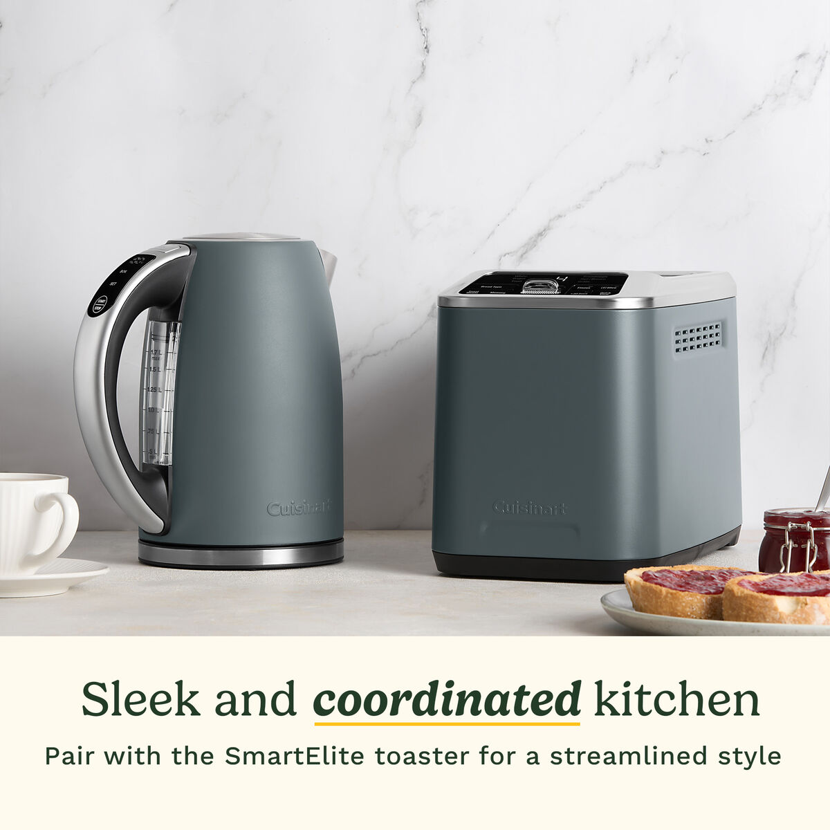 Cuisinart SmartElite Temp Control Kettle 1.7L, Denim, large 7