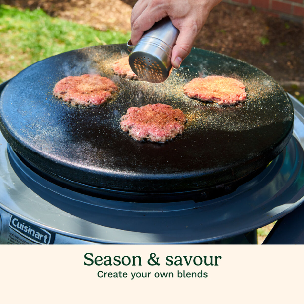 Cuisinart Cast Iron Burger Press Kit 17cm