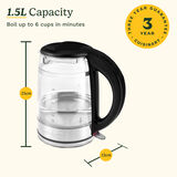 Cuisinart 1.5L Glass Kettle