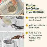 Cuisinart Cool Combo Snow Cone & Ice Cream Maker 1.4L, , small 8