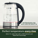 Cuisinart 1.7L Glass Kettle with Variable Temperature Control