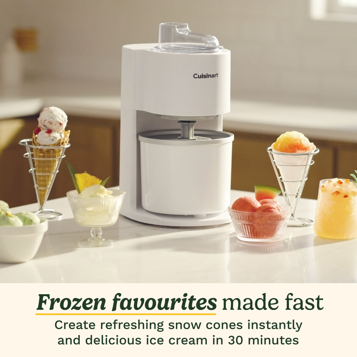 Cuisinart Cool Combo Snow Cone & Ice Cream Maker 1.4L, , large 4