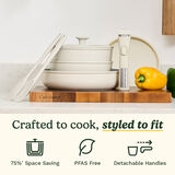 Cuisinart ClickSmart 10pc Non-Stick Detachable Handle Cookware, , small 2