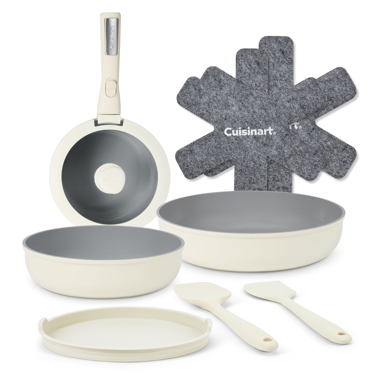 Cuisinart ClickSmart 10pc Non-Stick Detachable Handle Cookware, , large 1