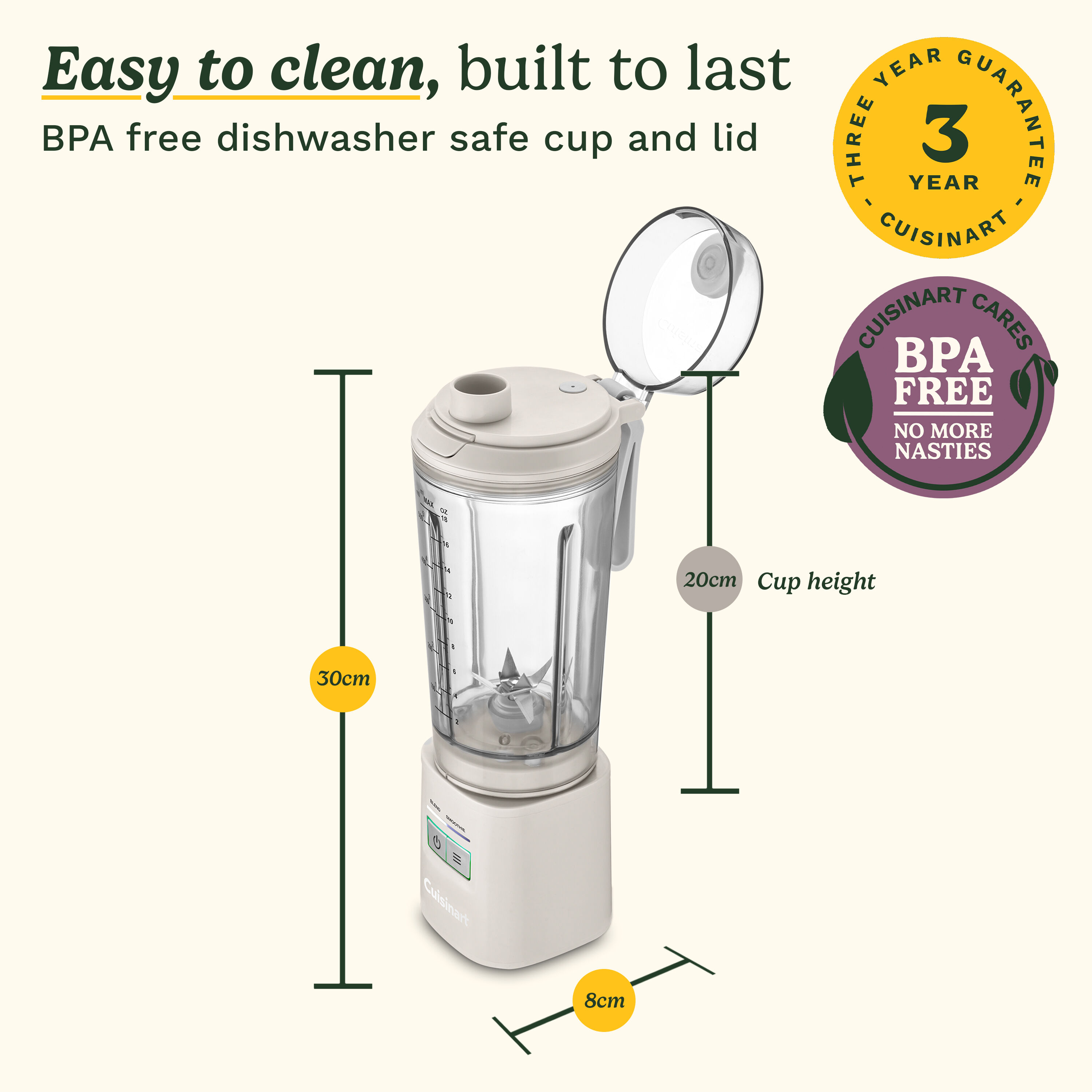 Blast & Go Portable Blender | PBL100U | Cuisinart
