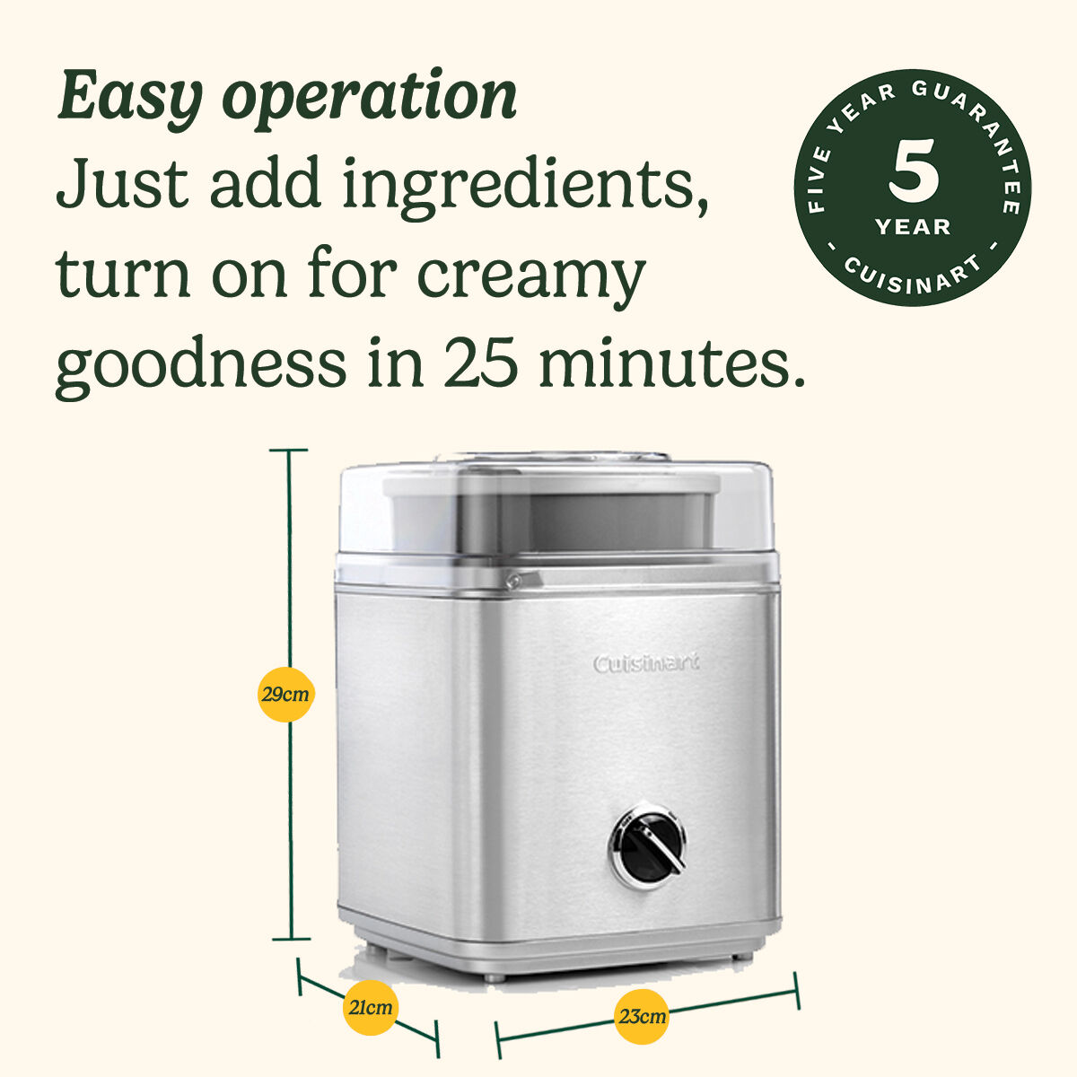 cuisinart deluxe ice cream maker