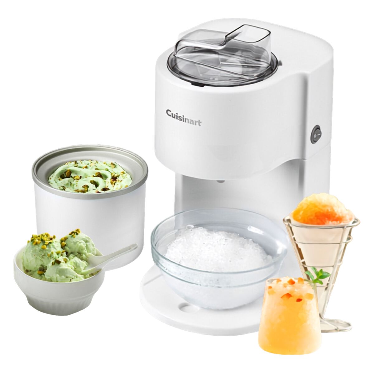 Cuisinart Cool Combo Snow Cone & Ice Cream Maker 1.4L, , large 1