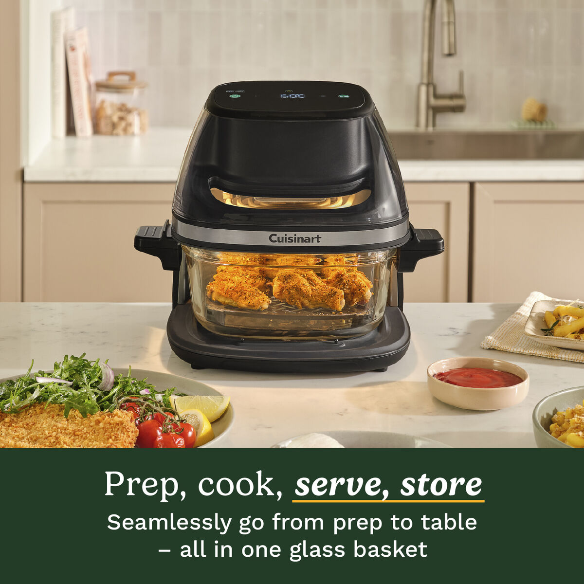 Cuisinart ClearView Glass 3.8L Air Fryer, , large 2