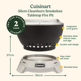 Cuisinart 50cm Cleanburn Smokeless Fire Pit