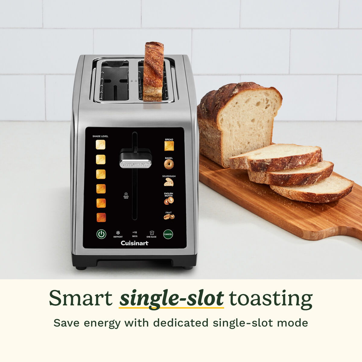 Cuisinart SimpliTouch XL Colour Touchscreen 2-Slice Toaster
