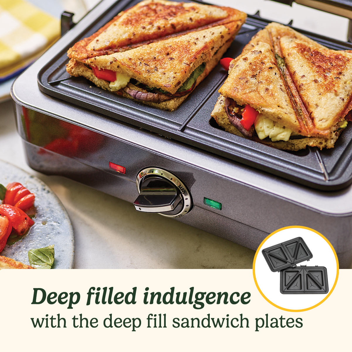 Cuisinart in Grill and Sandwich Maker GRSM4U Cuisinart UK