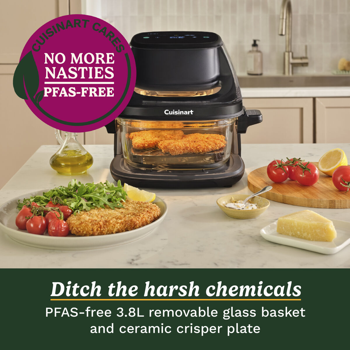 Cuisinart ClearView Glass 3.8L Air Fryer, , large 6
