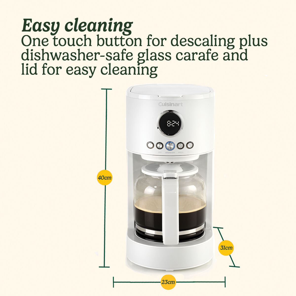 Drip Filter Coffee Maker DCC780WU Cuisinart