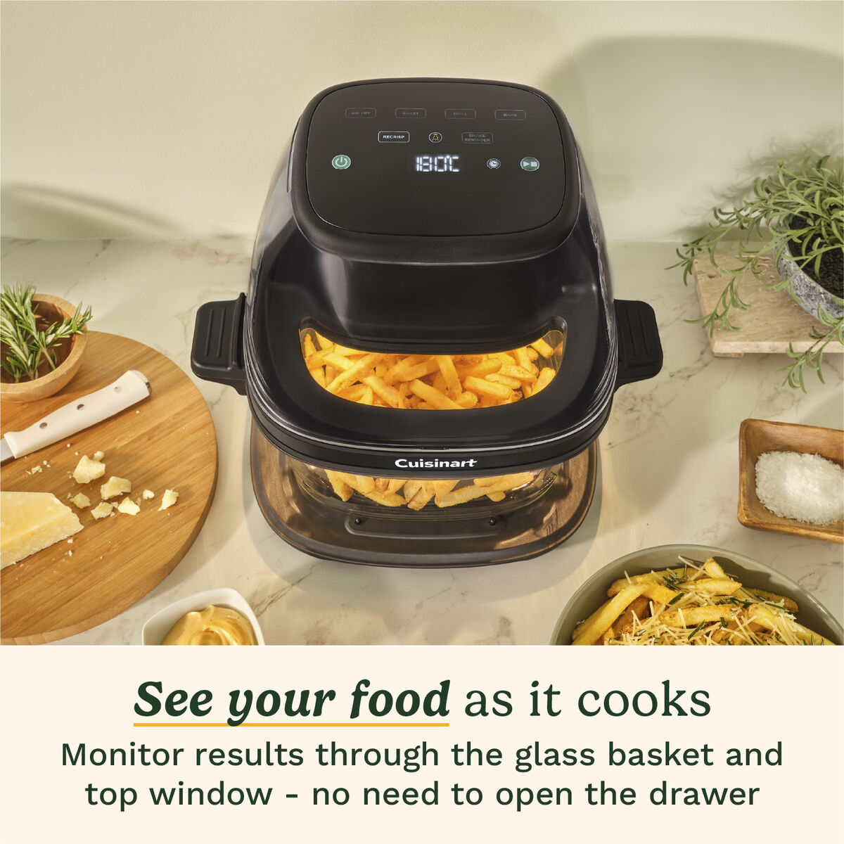 Cuisinart ClearView Glass 3.8L Air Fryer, , large 3