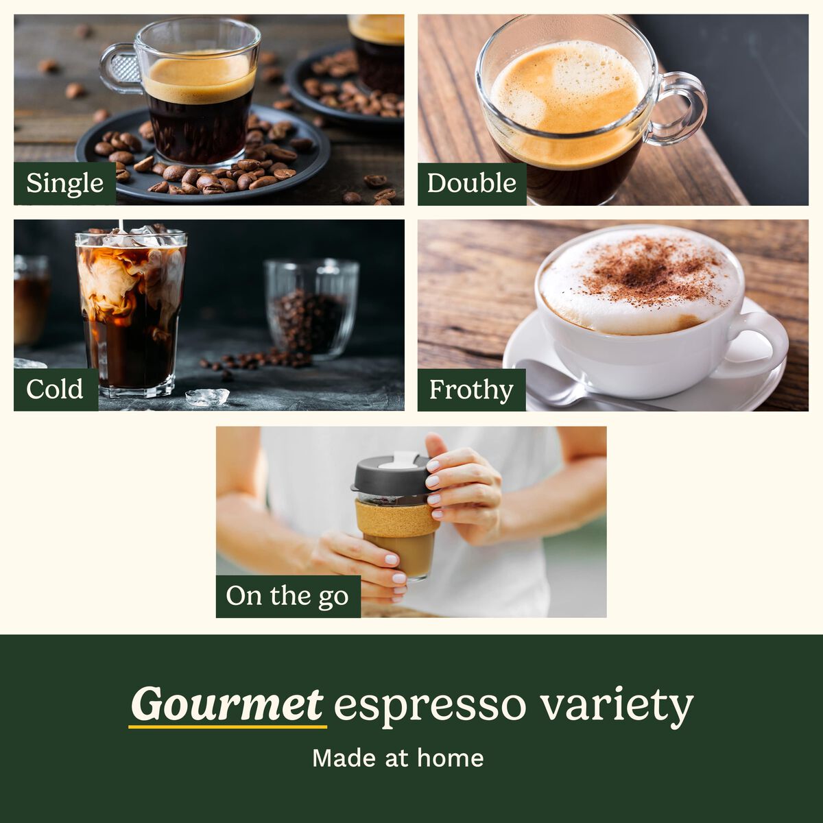 Cuisinart Grind, Tamp and Brew Espresso Machine