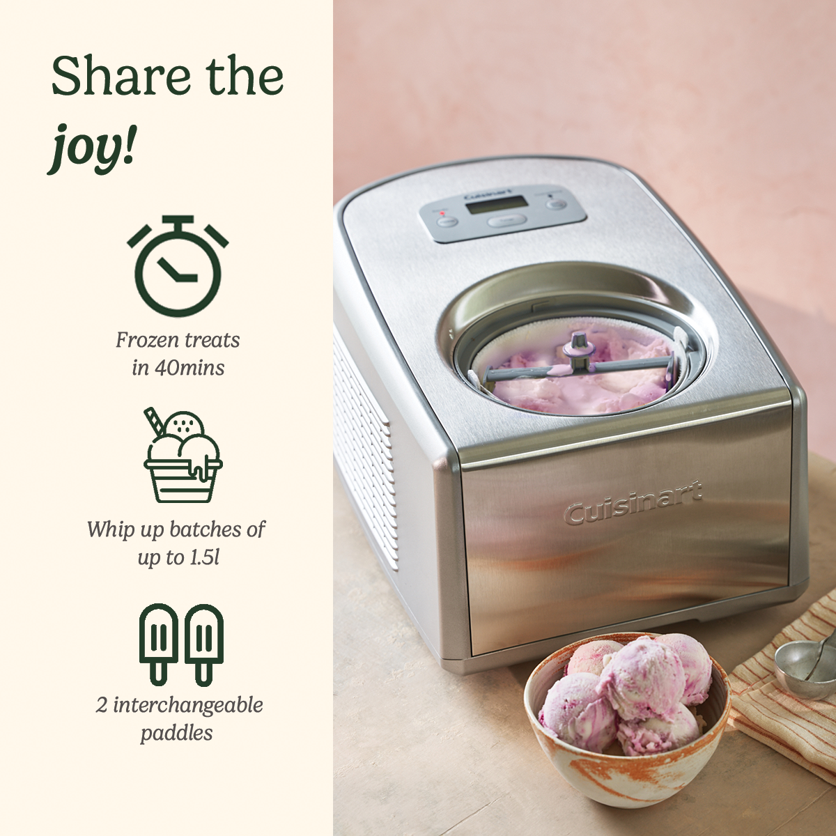 Cuisinart Ice Cream and Gelato Professional