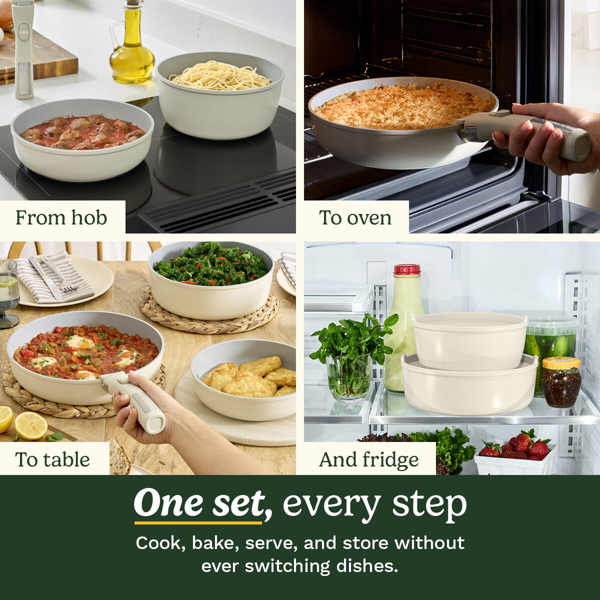 Cuisinart ClickSmart Non-Stick Detachable Handle Cookware