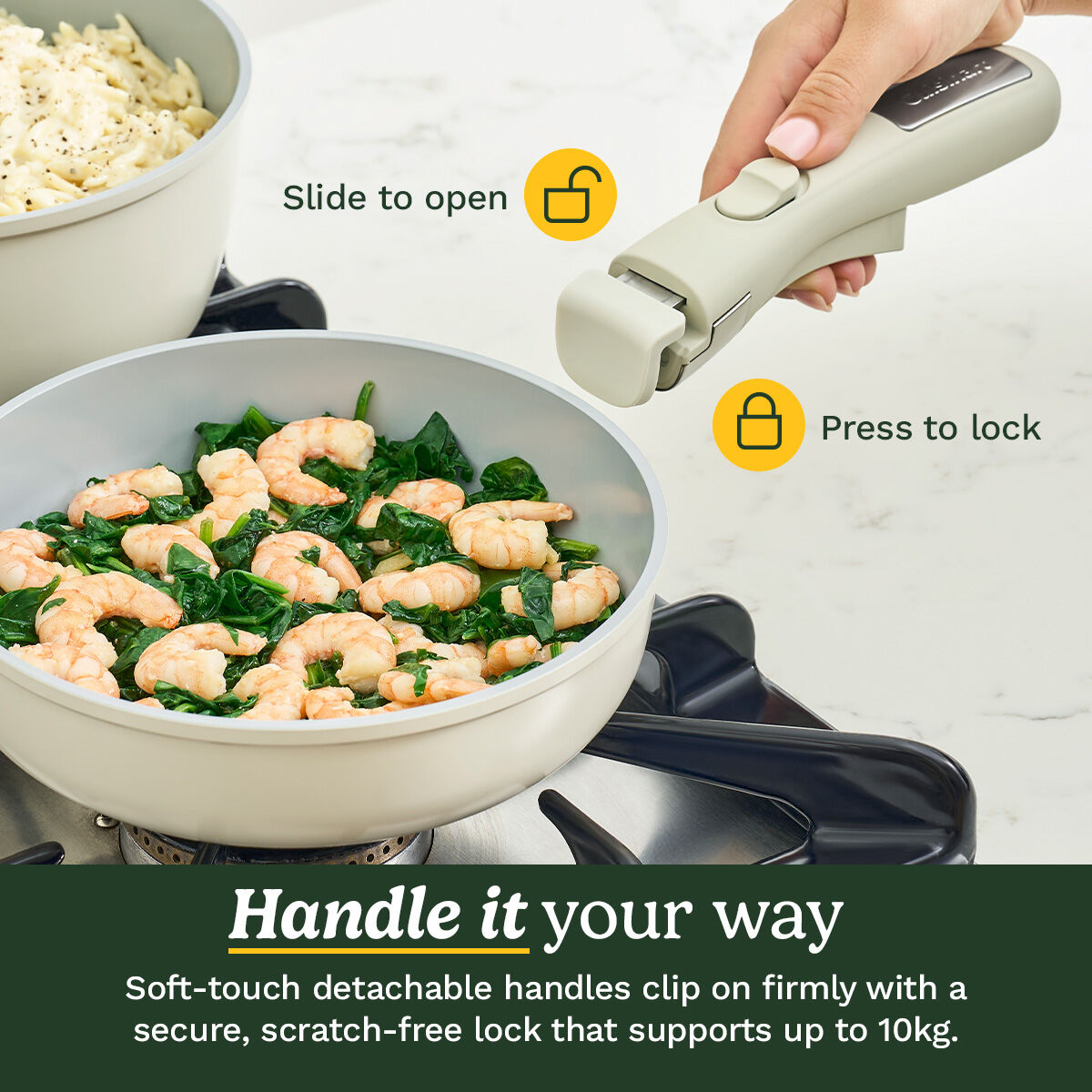 Cuisinart ClickSmart Non-Stick Detachable Handle Cookware