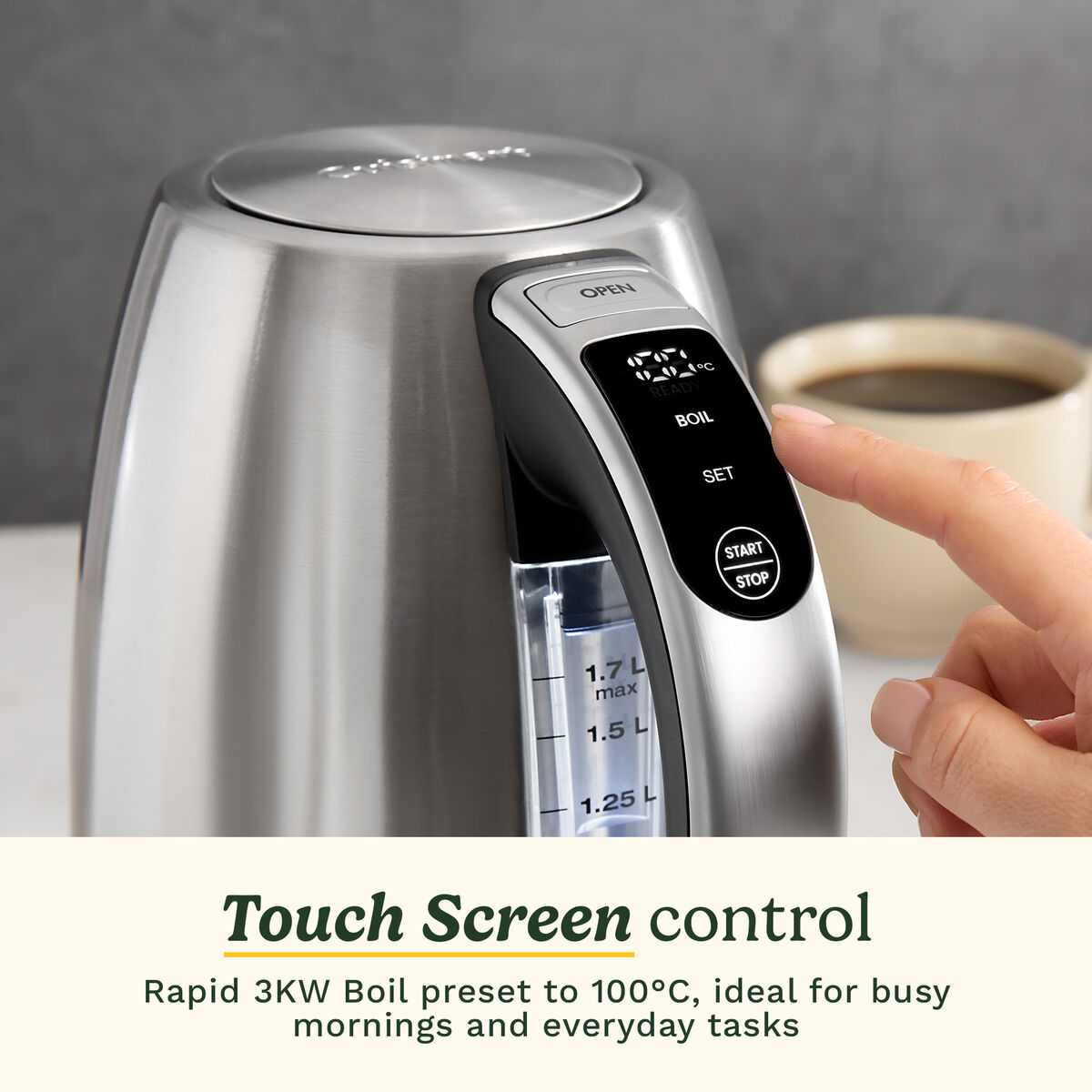 Cuisinart SmartElite Temp Control Kettle 1.7L, Stainless Steel, large 4