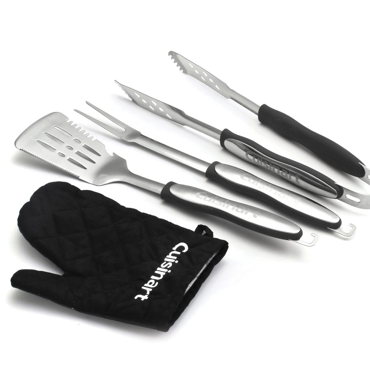 Cuisinart 3 Piece Grilling Tool Set, Black, large 1