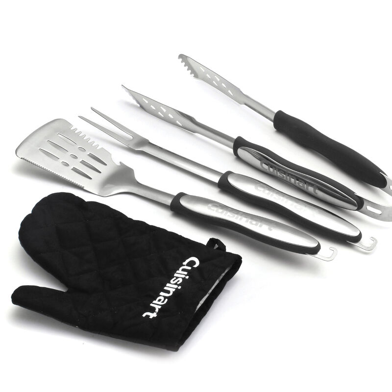 Cuisinart 3 Piece Grilling Tool Set, Black, medium