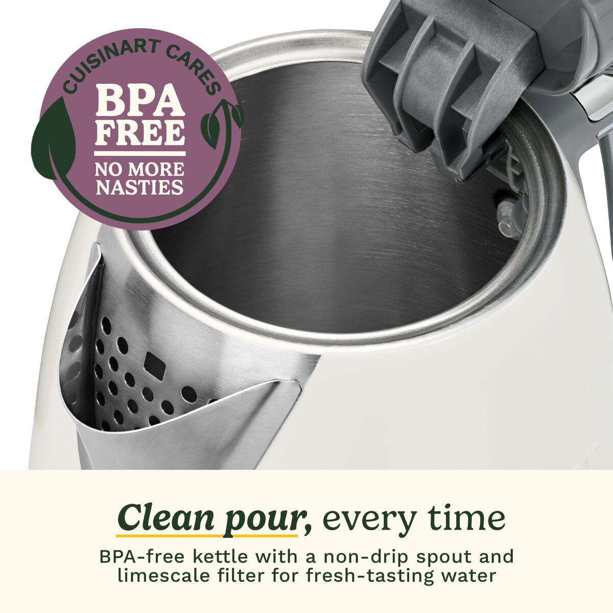Cuisinart Retro Stainless Steel 1.7L Kettle, , large 5