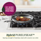 Cuisinart FusionElite+ Tri-Ply Stainless Steel Frying Pan Set, , small 3