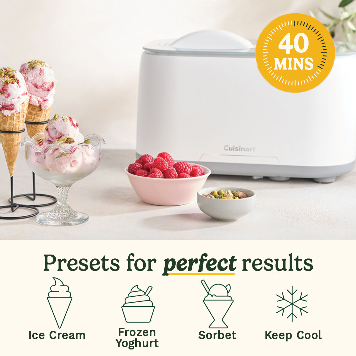 Cuisinart Freeze Ease Ice Cream Maker