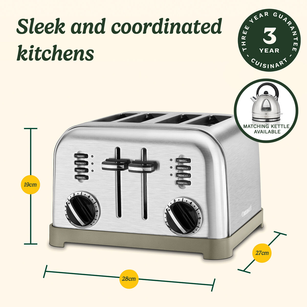 Slice Toaster CPT180BPU Cuisinart