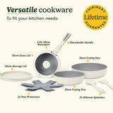 Cuisinart ClickSmart 10pc Non-Stick Detachable Handle Cookware, , small 10