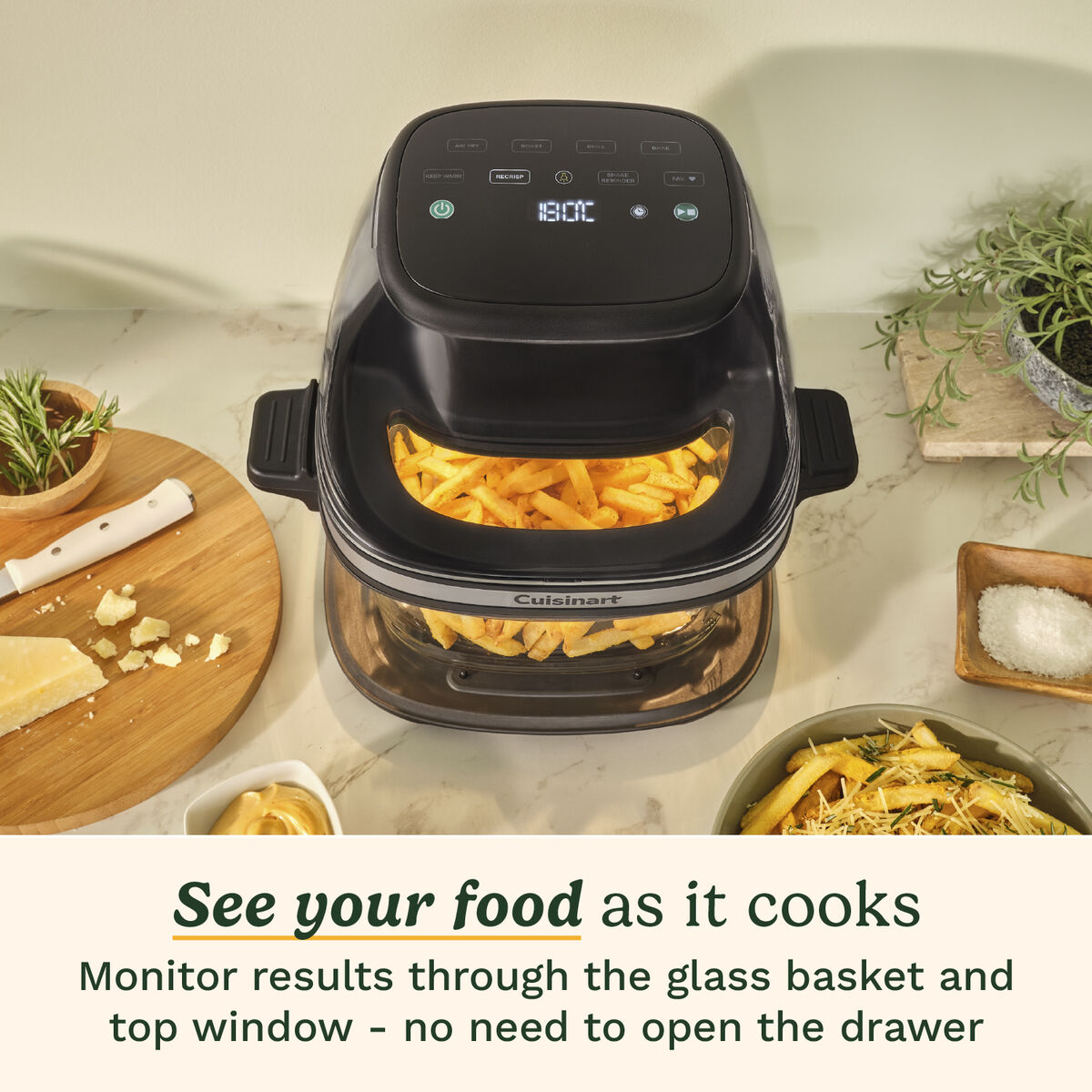 Cuisinart ClearView Glass 3.8L Air Fryer, , large 3