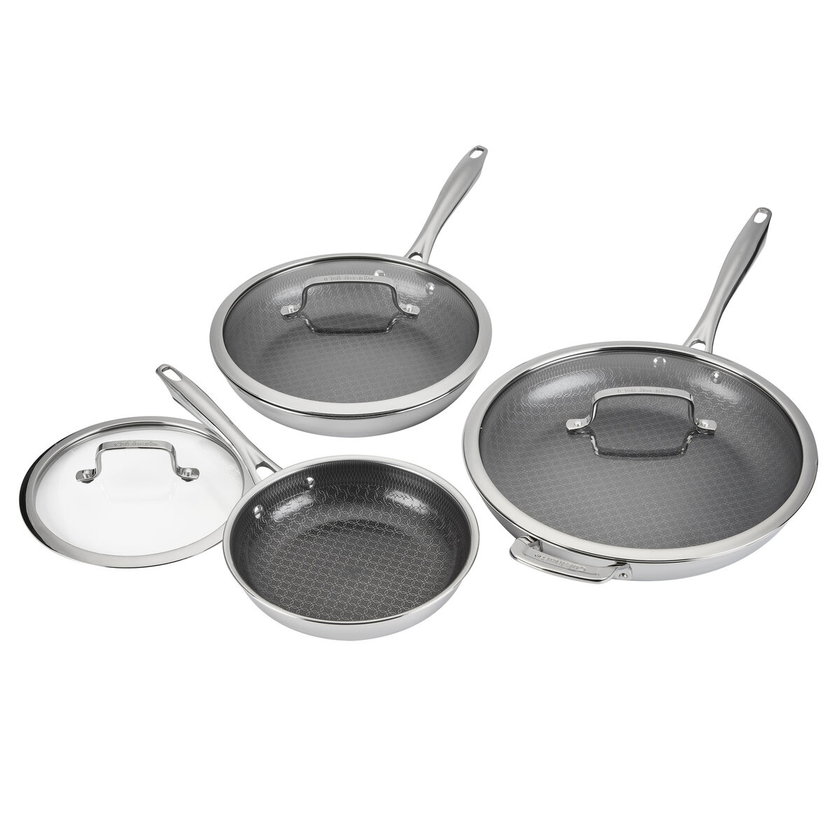 Cuisinart FusionElite+ Tri-Ply Stainless Steel Frying Pan Set, , large 1
