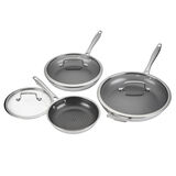 Cuisinart FusionElite+ Tri-Ply Stainless Steel Frying Pan Set, , small 1