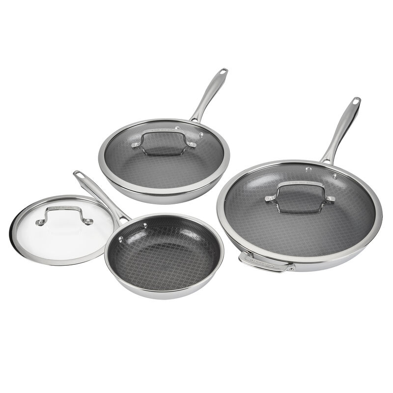 Cuisinart FusionElite+ Tri-Ply Stainless Steel Frying Pan Set, , medium