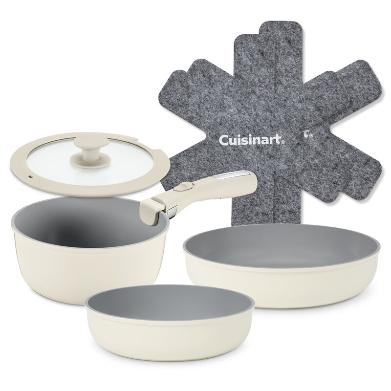 Cuisinart ClickSmart 7pc Non-Stick Detachable Handle Cookware, , medium