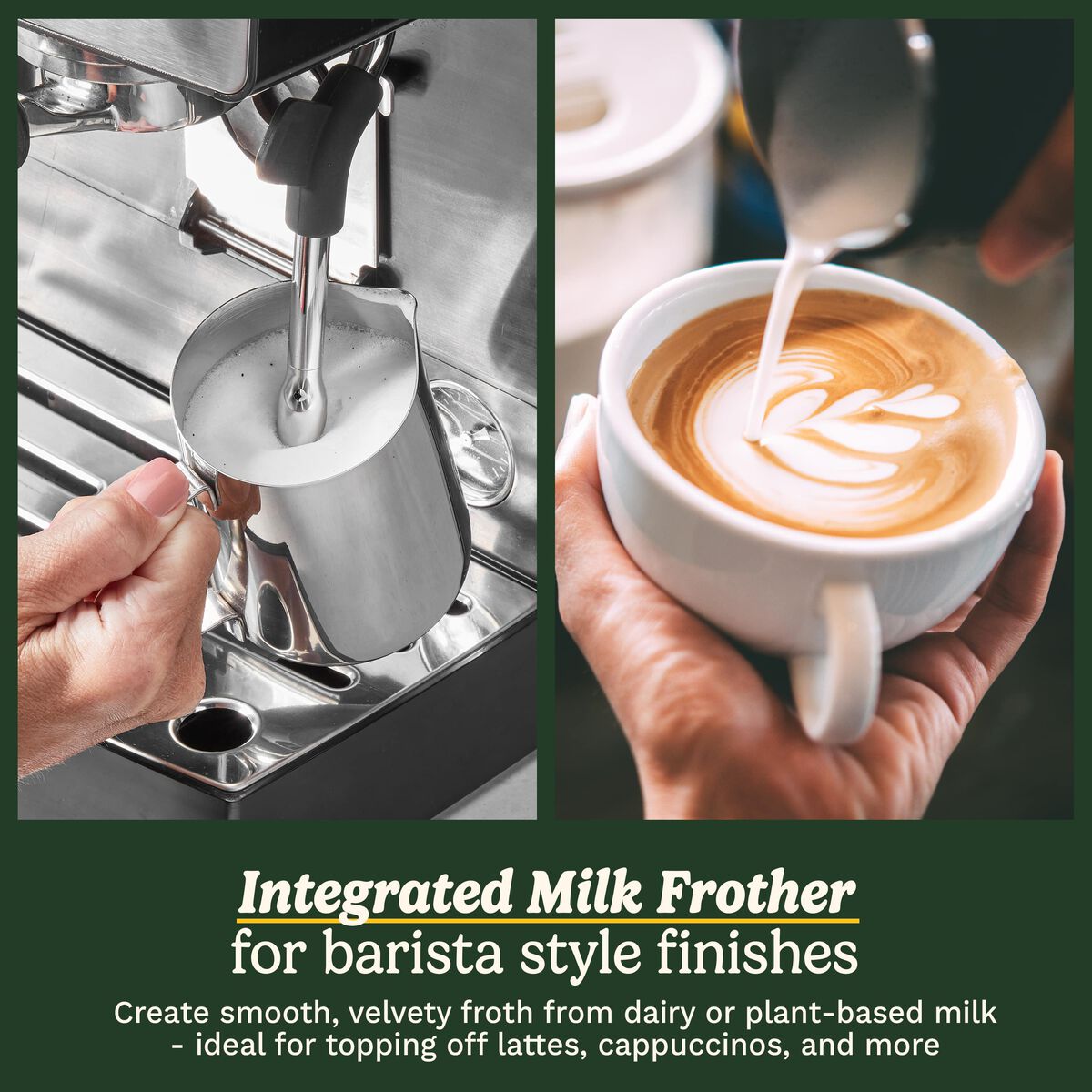 Cuisinart Grind, Tamp and Brew Espresso Machine