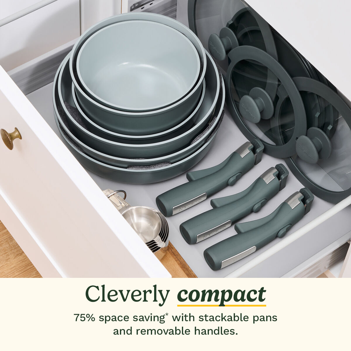Cuisinart ClickSmart 18pcs Non-Stick Detachable Handle Cookware, , large 5
