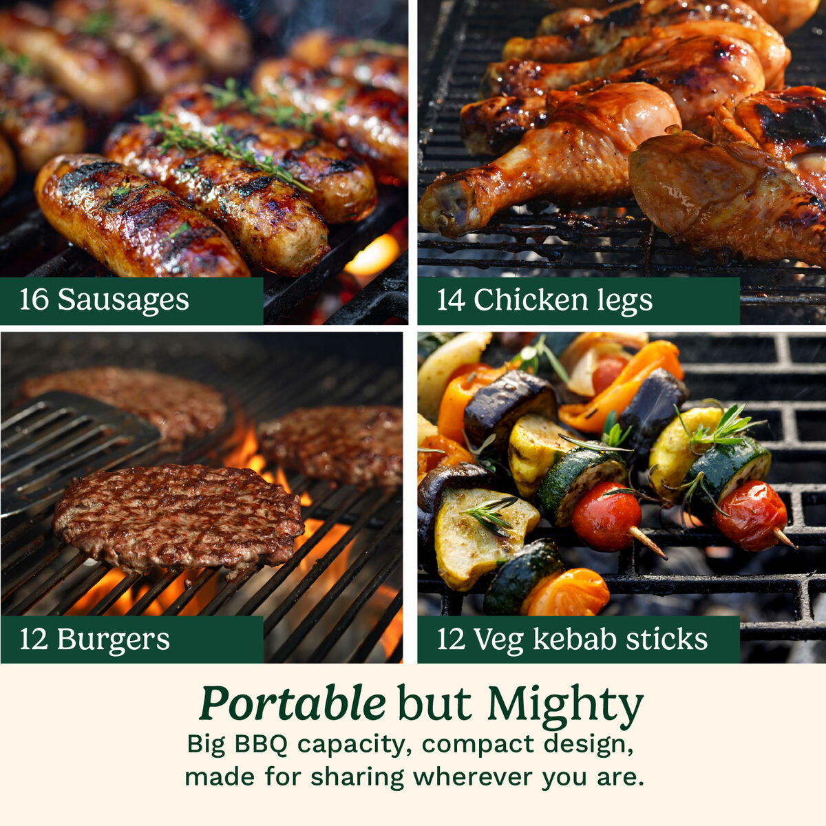 Cuisinart Portable Charcoal Grill - 35cm /14"