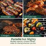 Cuisinart Portable Charcoal Grill - 35cm /14"