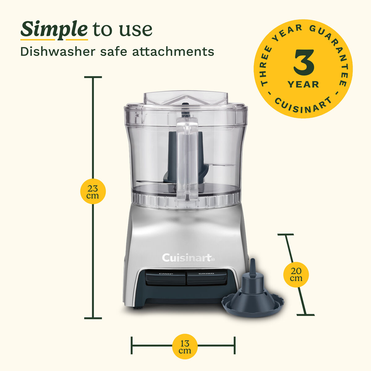 Cuisinart Pixie Chopper® Mini Food Processor
