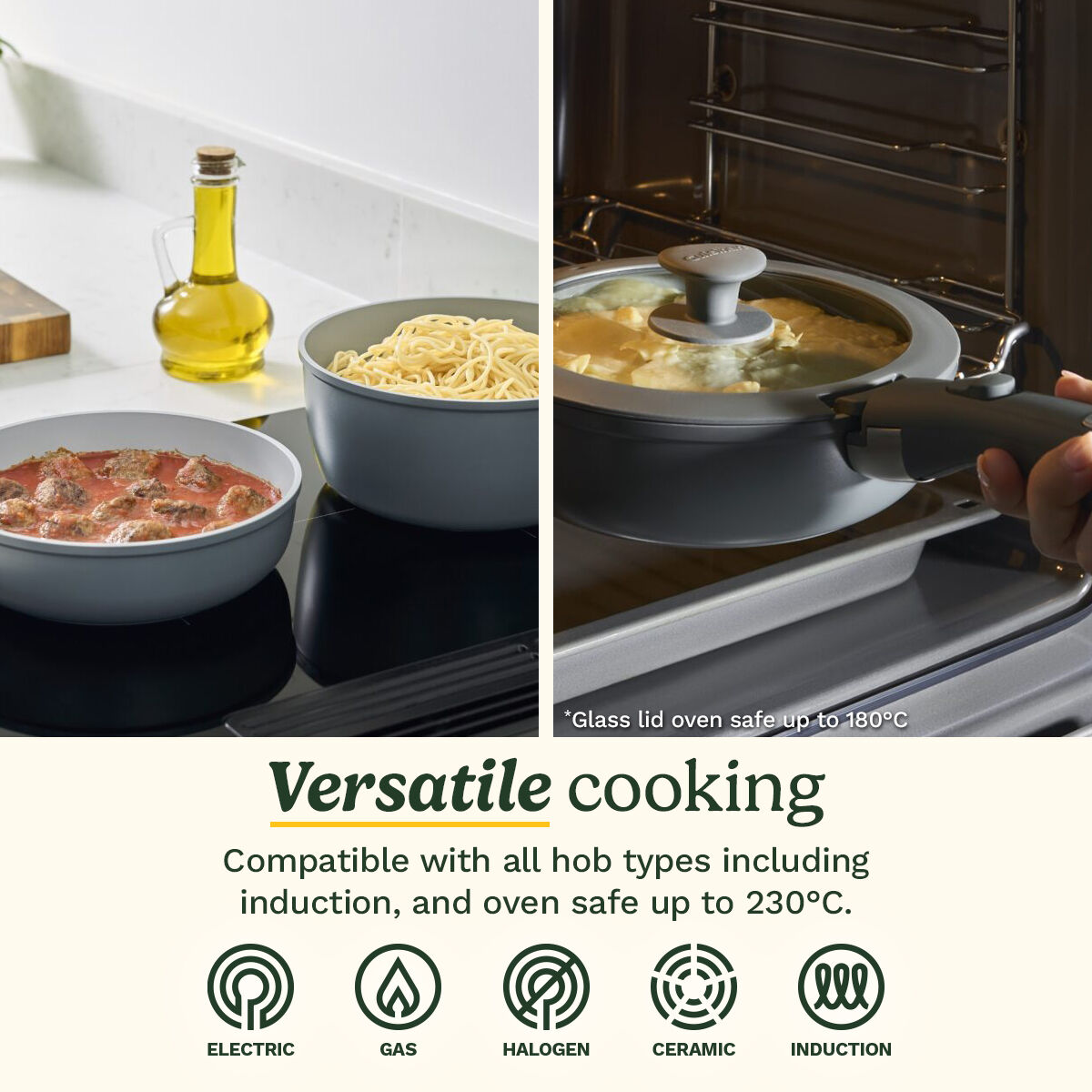 Cuisinart ClickSmart 18pcs Non-Stick Detachable Handle Cookware, , large 7