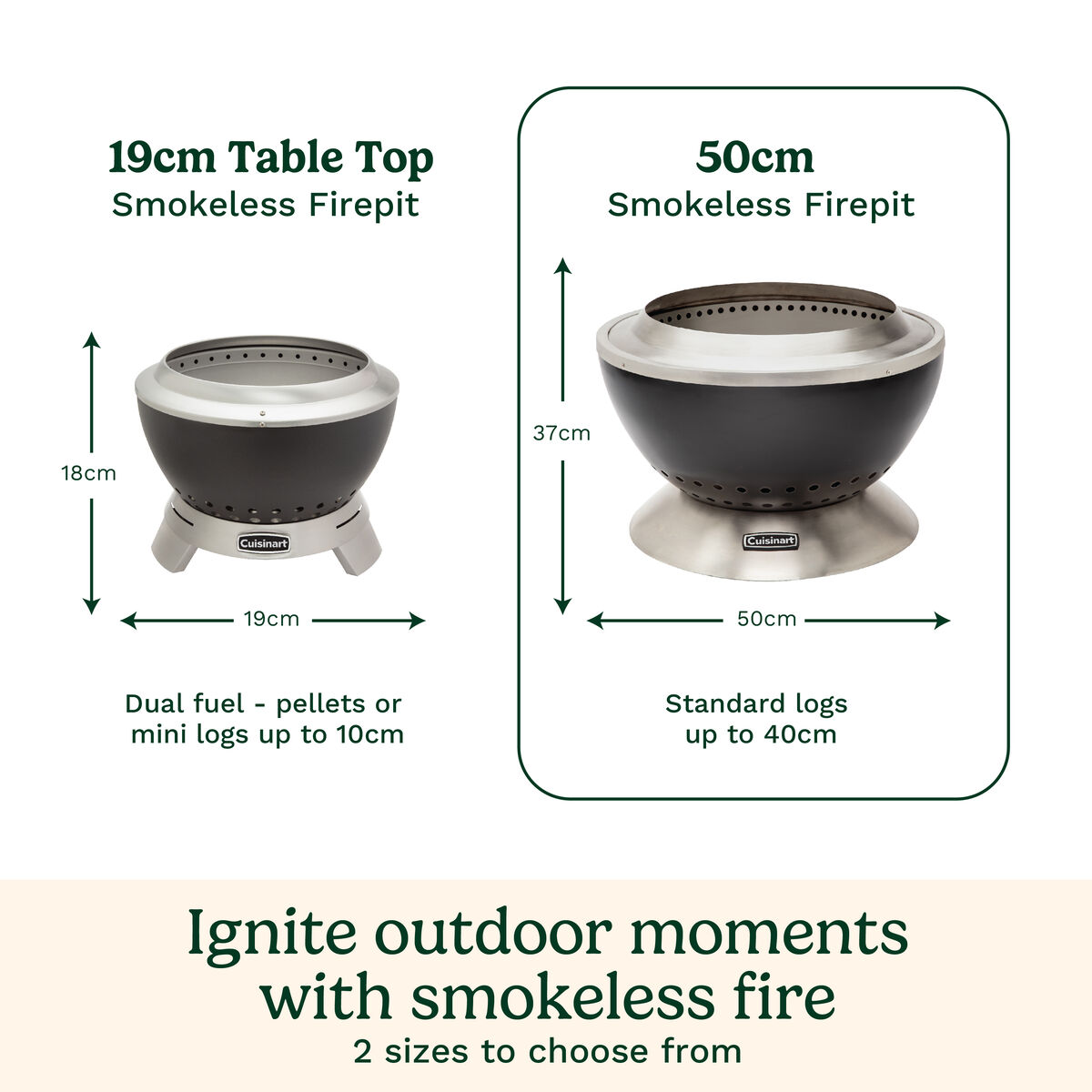 Cuisinart 50cm Cleanburn Smokeless Fire Pit