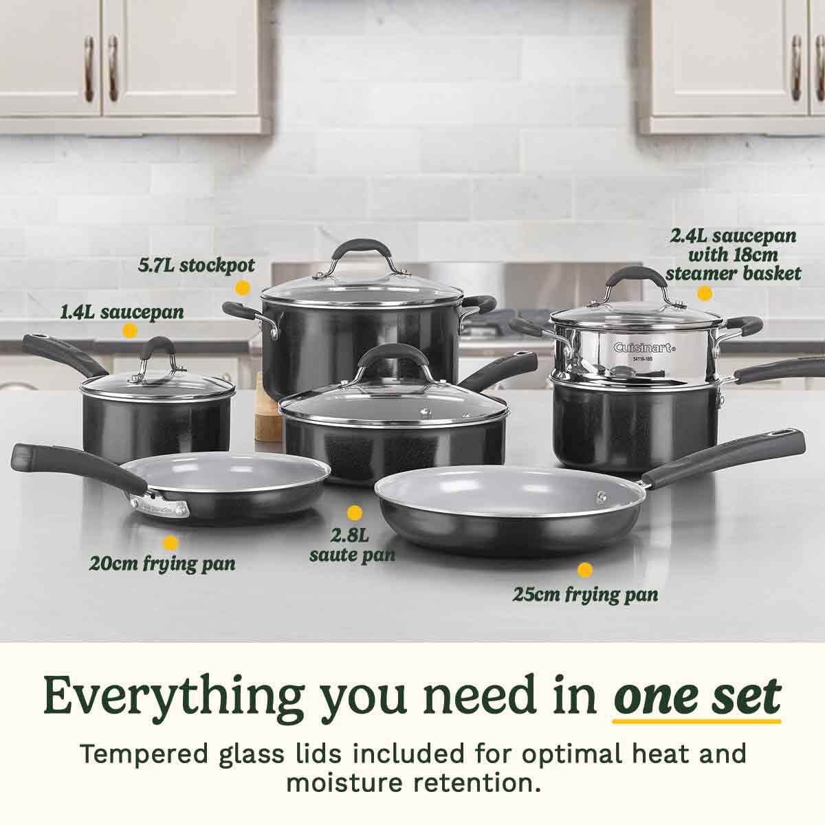 Cuisinart Ceramica XT Non-Stick Cookware Set, , large 2
