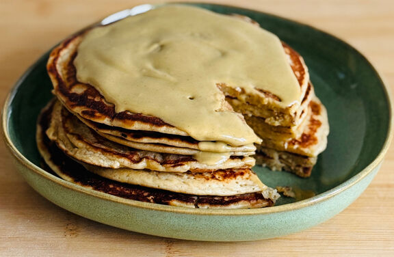 Pistachio Cream Pancakes