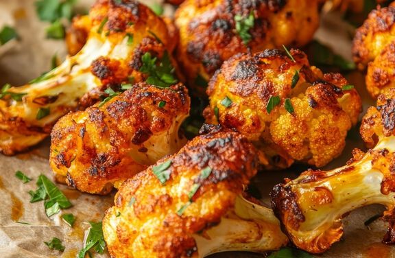 Air‑Fried Cauliflower &ldquo;Wings&rdquo;