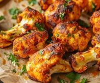 Air‑Fried Cauliflower &ldquo;Wings&rdquo;